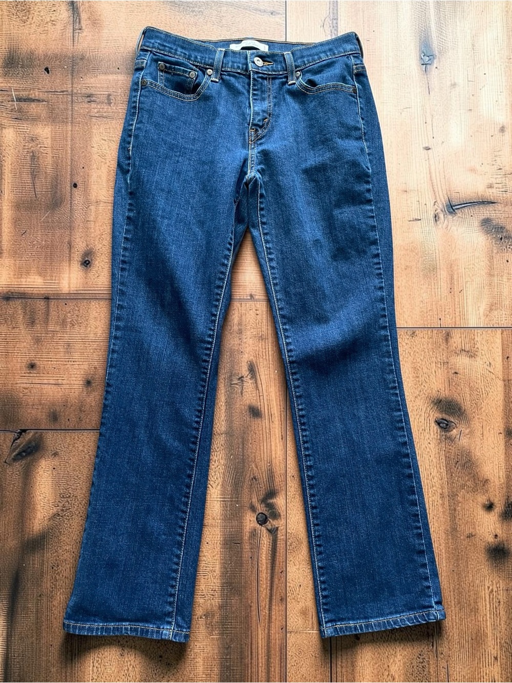 Levi's 505 Women's Straight-Leg Blue Jeans Size 6 Short